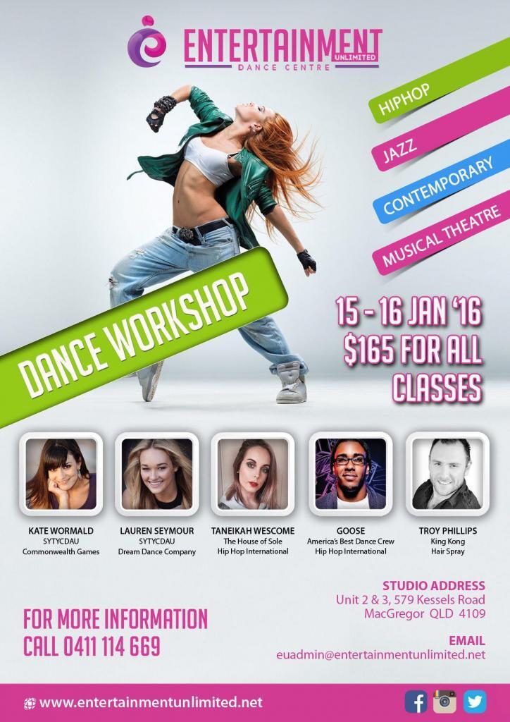 DANCE WORKSHOP - Can you Dance? - Open to all dancers.